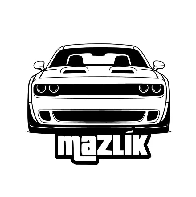 Logo Mazlíka s Challengerem zepředu